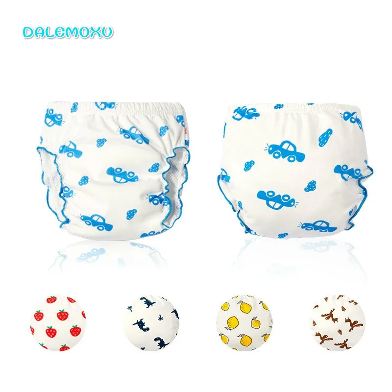 DALEMOXU Многоразовые Детские тренировочные штаны водонепроницаемые хлопковые