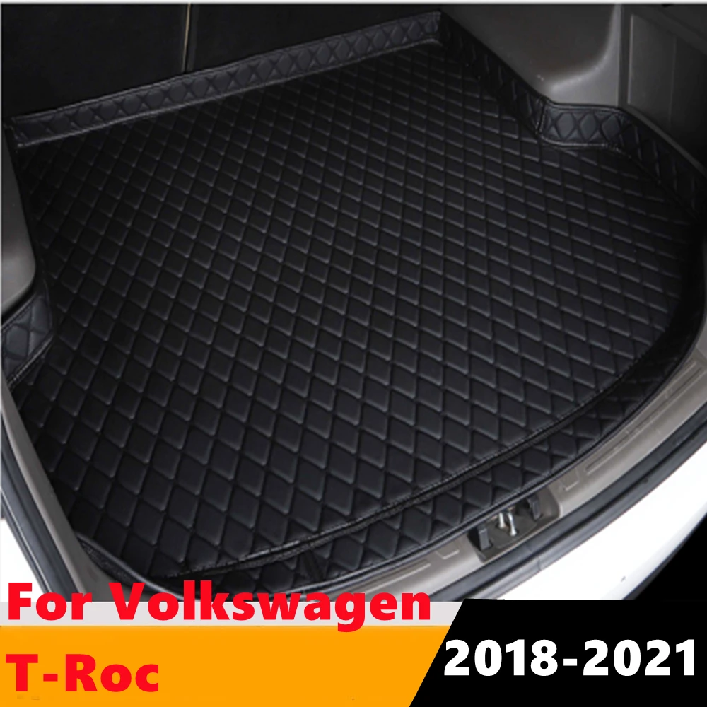 

Автомобильный коврик для багажника Sinjayer, всесезонный багажник, коврик для багажника, ковер с высокой боковой подкладкой, подходит для Volkswagen...