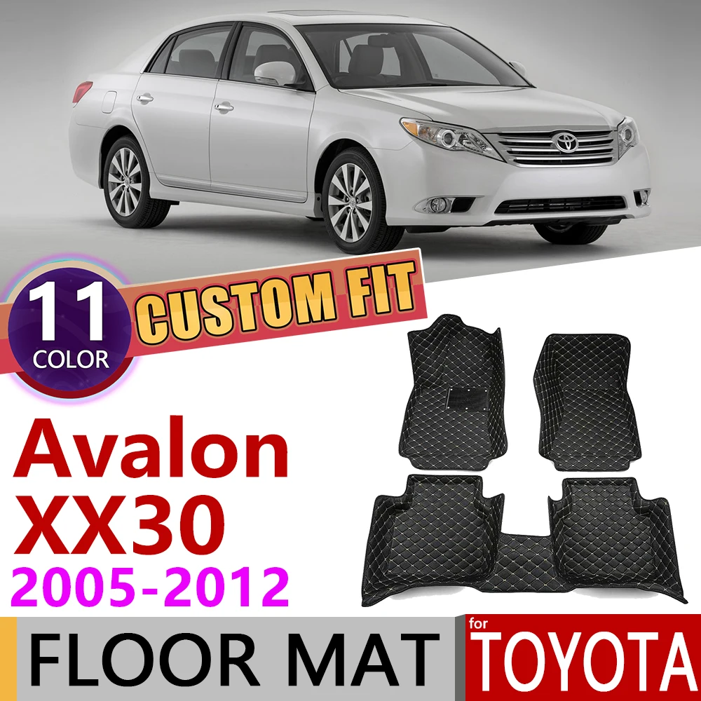 Пользовательские кожаные автомобильные коврики для Toyota Avalon XX30 XX 30 2005 ~ 2012 5 мест