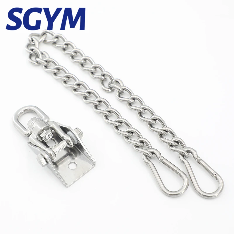 

Hammock Hanger Chain Carabiners Kit Hooks Concrete Wooden Swing Hangers Sets for Yoga Hammock Chair Sandbag 360 Swivel