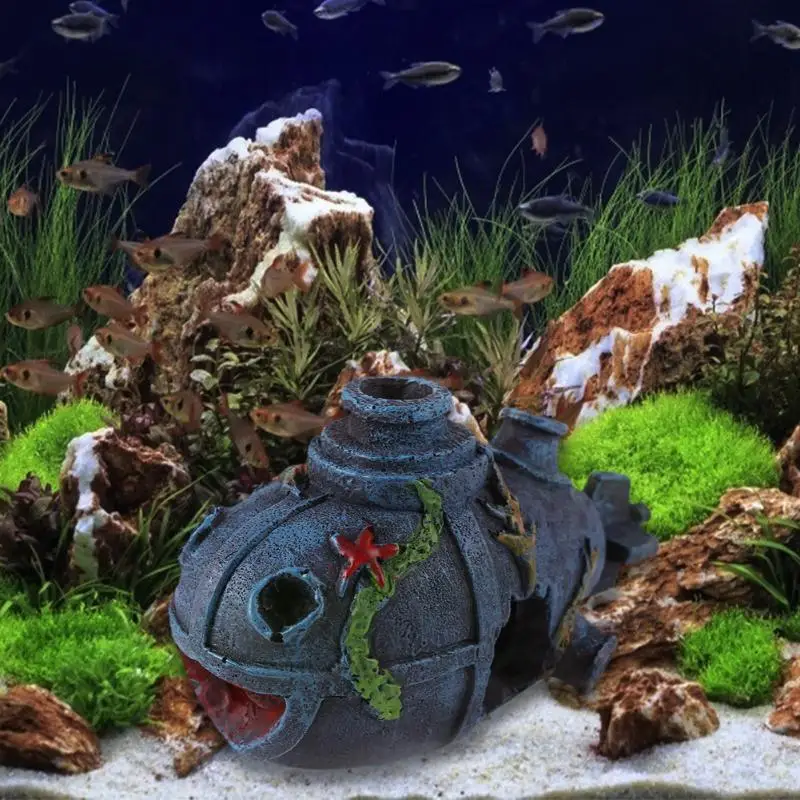 Пиратский корабль аквариум ландшафтный ландшафтное украшение избегающий