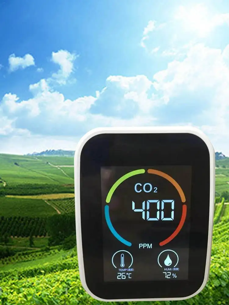 Датчик углекислого газа детектор контроля воздуха для теплиц складов качества
