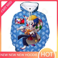 brawings spike game primo 3d hoodie boys girls cartoon tops teen clothes dynamike and star 6 to 19 year kids max sweatshirt