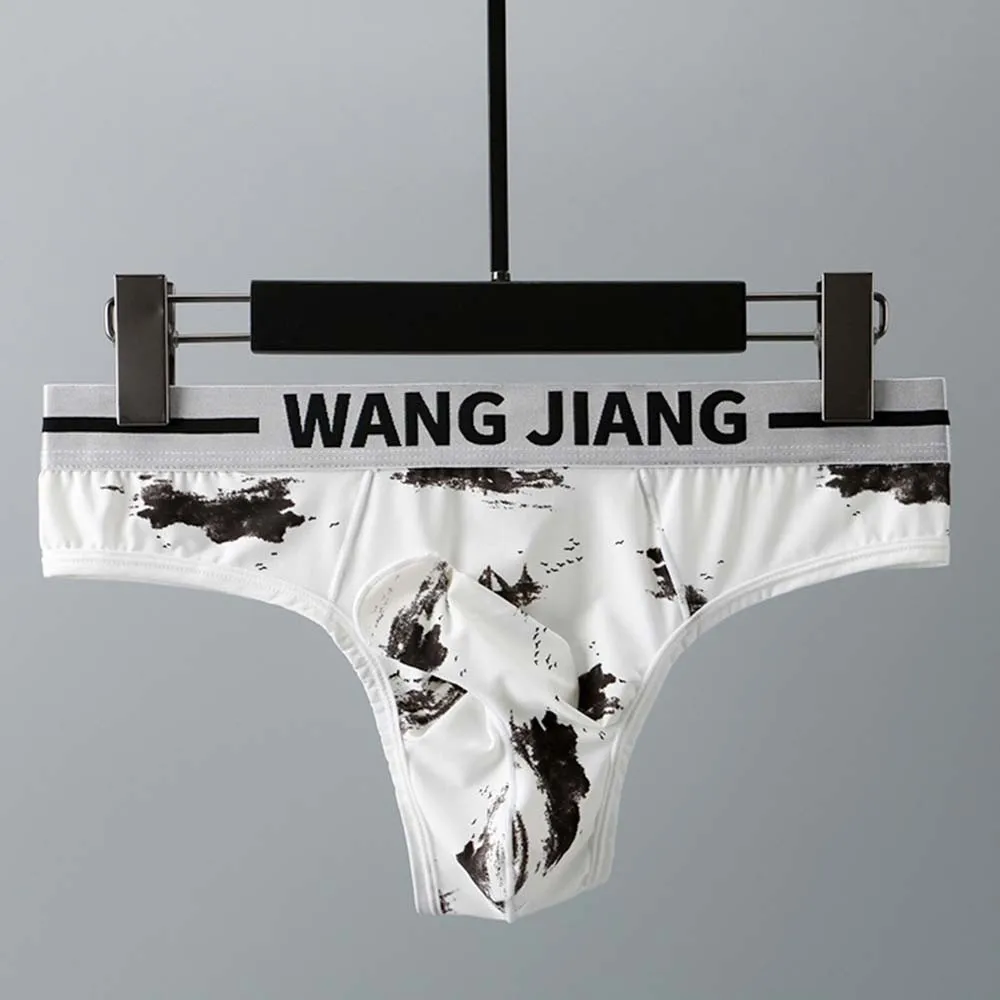 

Sexy Men Elephant Nose Briefs Ice Silk Underwear Sexy Pouch Breathable Underpants Erotic Hombre Male Lingerie Tanga Underpants