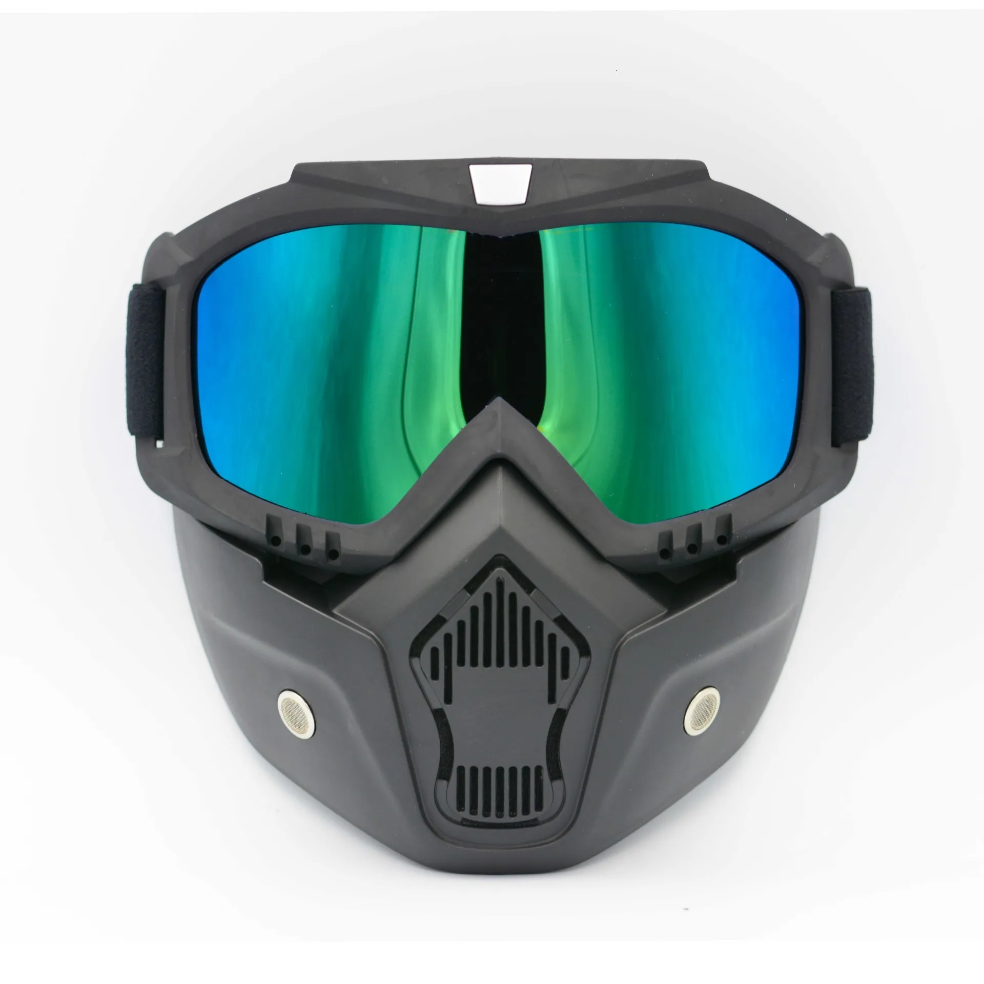 

Men Women Winter Mask Ski Snowboard Snowmobile Motorcycle Goggles Windproof Ski Motocross Sunglasses with Mouth Glass Filter