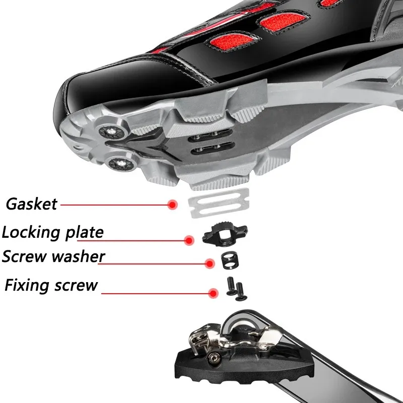 Педаль для горного велосипеда с самоблокировкой нейлоновый DU + 3-дюймовый