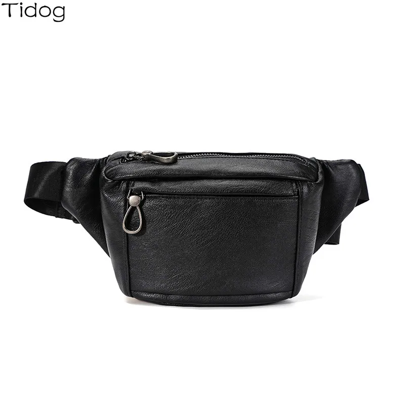 

Tidog Korean fashion leather multifunctional chest bag