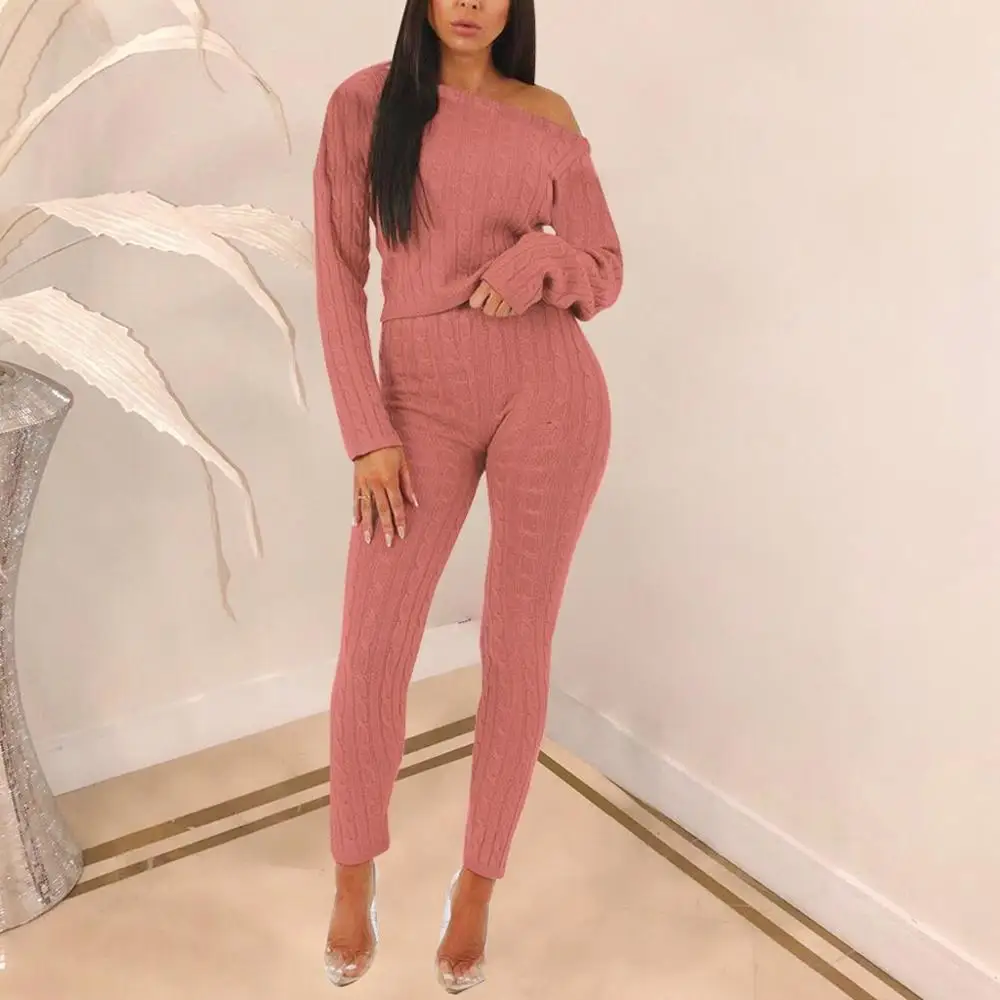 Женский вязаный свитер комплект из 2 предметов укороченный топ с длинными