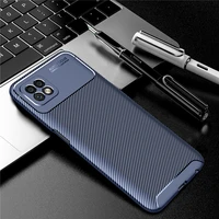 for oppo a73 5g cph2161 case bumper silicone anti knock carbon fiber shockproof cover for oppo a73 5g oppoa73 cph2161