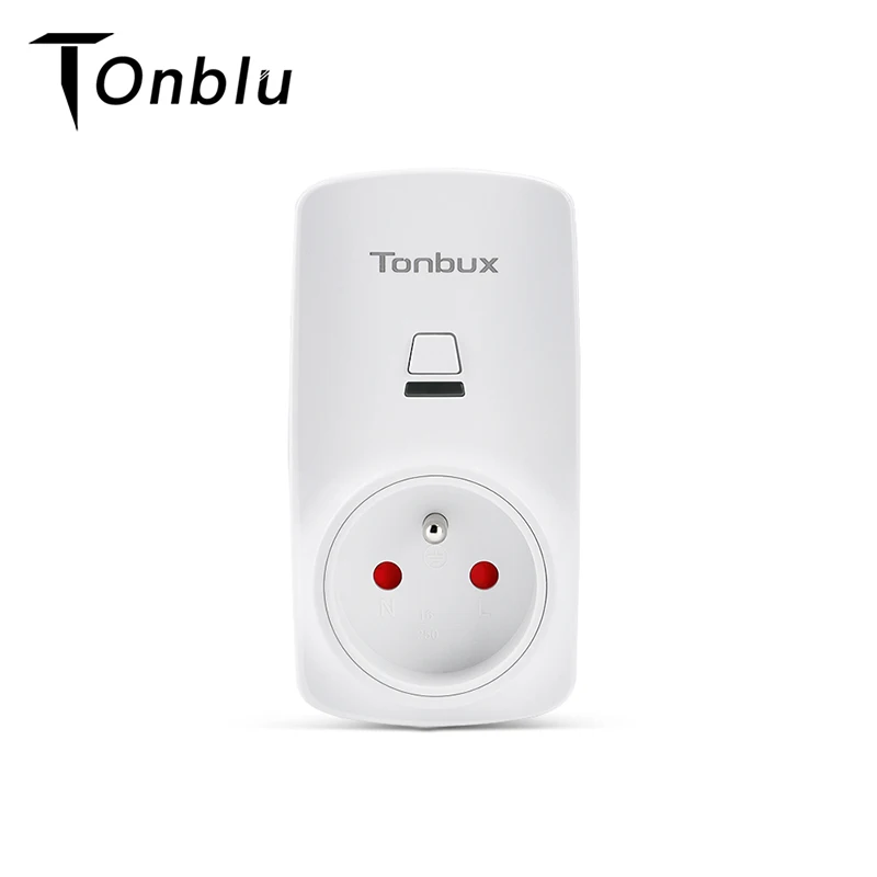 Умная вилка Tonbux AU/FR/EU/UK Wi Fi светодиодный светильник дисплей поддержка Google Home