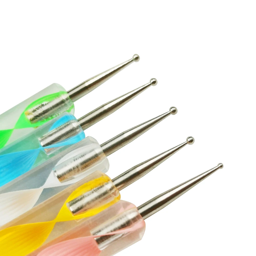 

Nail pen nail polish acrylic point drill tool 5Pcs, suitable for DIY nail polish point drill nail polish crystal brush