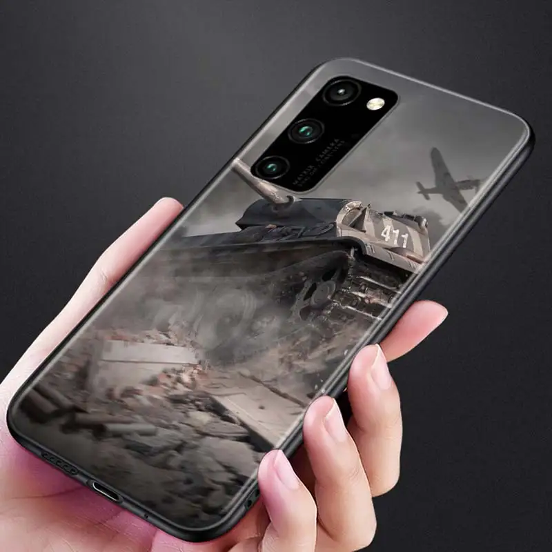 

world of tanks for Huawei Honor 9A 9C 9S 9X 10 9 Lite 30 20 Pro 10i 8X 8 8A 7A 7C Pro Lite Black Phone Case