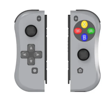 Gray Игровой коммутатор, беспроводной контроллер, левый и правый, Bluetooth, геймпад для Nintendo, переключатель NS Joy, игровая ручка для переключения, Joy Game - Цвет: Gray