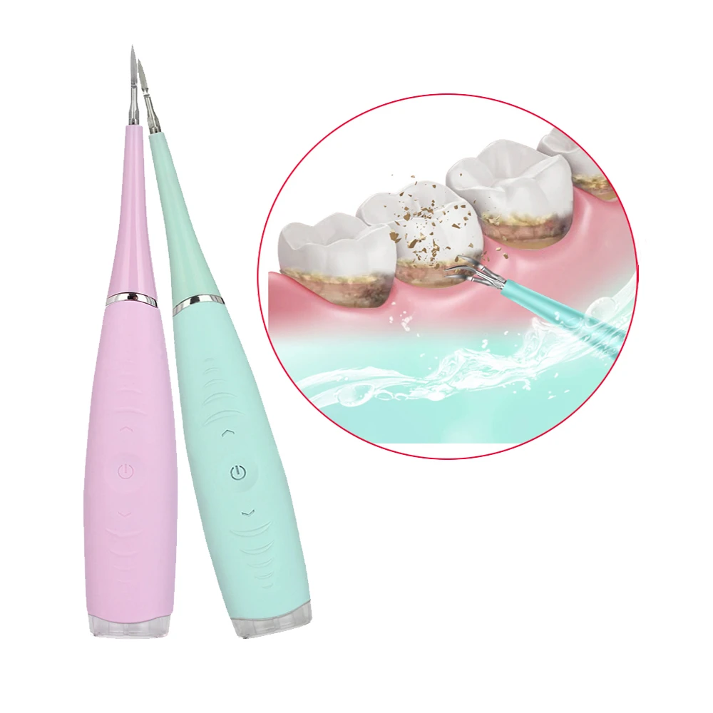 Портативный электрический зубной скалер 5 режимов звуковой силиконовый
