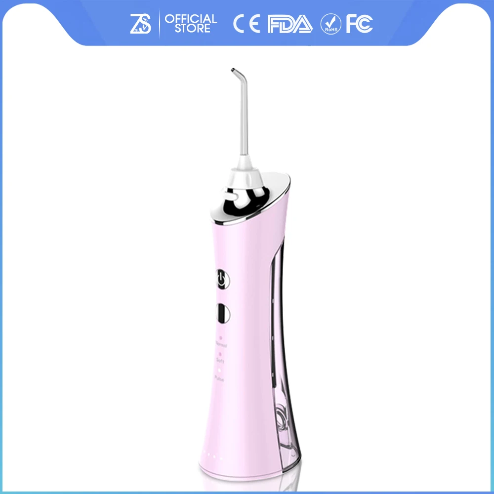 

Портативный умный электрический ирригатор полости рта [ZS], Стоматологический Ирригатор с аккумулятором USB, емкость 150 мл, очиститель зубов, 3 ...