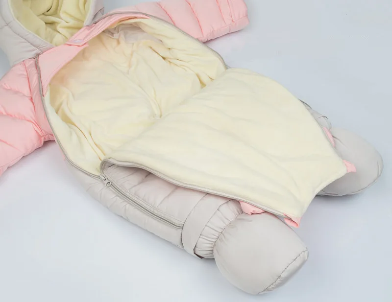 30 degrees cold Winter warm Baby girl Clothes New born Style Baby Rompers Baby Boys Jumpsuits cute Cartoon Infant Overalls