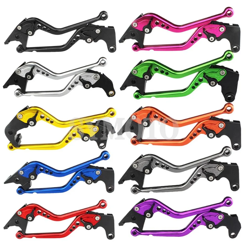 Short&ampLong Motorcycle Adjustable CNC Brake Clutch Levers For Suzuki GSXR600 GSXR750 1997-2003 GSXR 600 750 K1 SV650 2016 GSR600 |