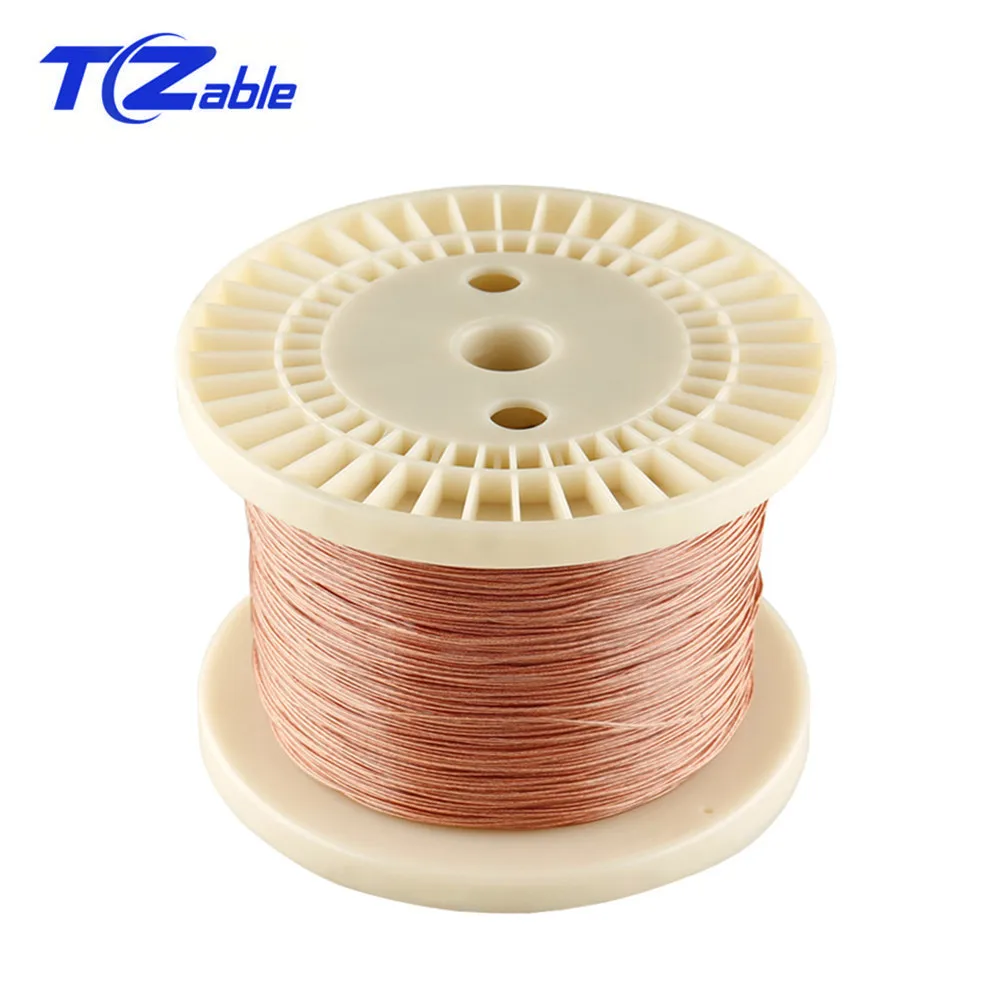 Сменный кабель 100 м для самостоятельной сборки 1 сердечник медный серебряный