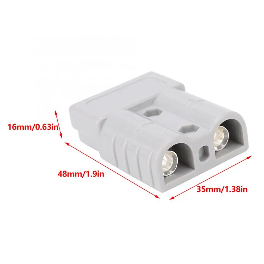 10 шт. разъем питания для аккумулятора Anderson 50A 600V 6AWG кабель Клемма