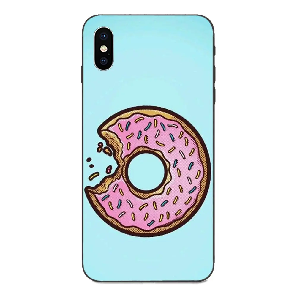 as picture Чехлы для Galaxy A3 A5 A6 A6s A7 A8 A9 A10 A20E A30 A40 A50 A60 A70 A80 A90 плюс еда, Пончик Don't не волнуйся, будь счастлив красочный - Цвет: as picture