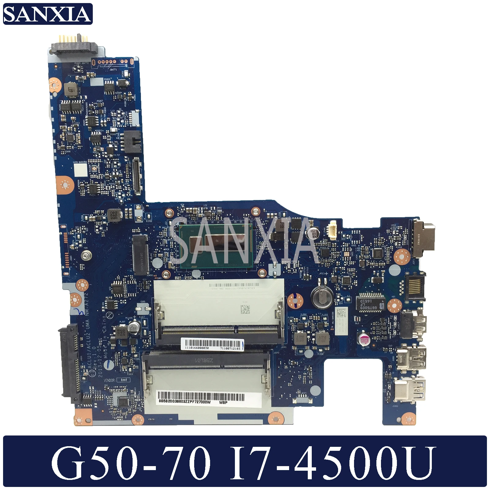 Материнская плата KEFU NM A272 для ноутбука Lenovo G50 70 Test оригинальная материнская