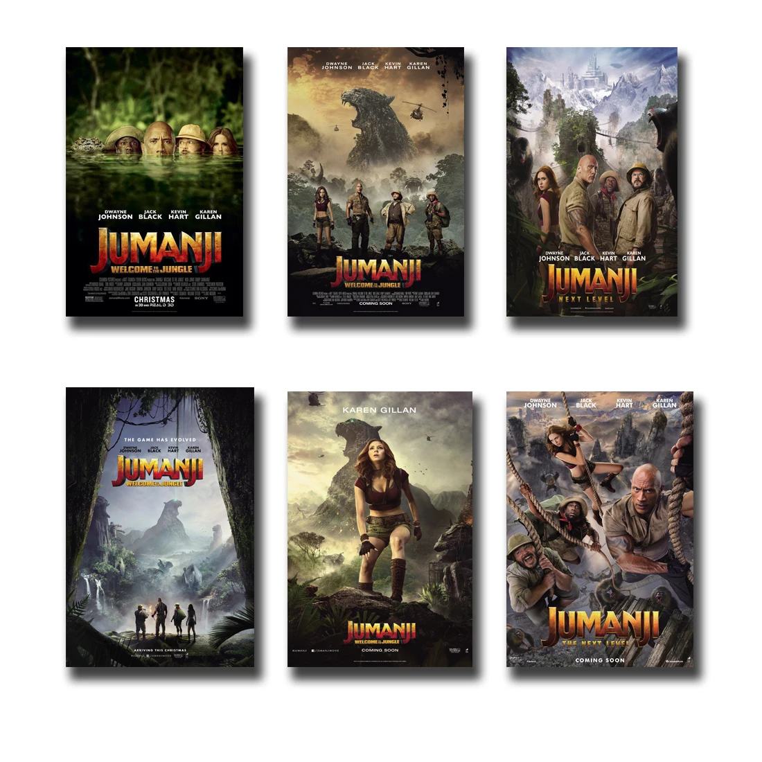 M007 Горячее предложение Jumanji постер фильма шелковая художественная настенная