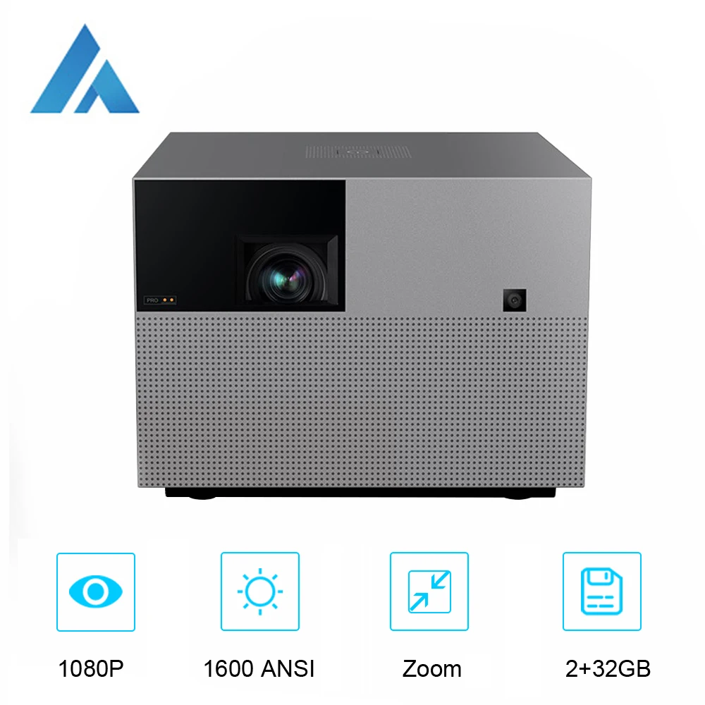 Fengmi Vogue Pro DLP 1080P проектор Full HD 1600 ANSI 2 + 32 ГБ Android Wifi Поддержка 4K домашний кинотеатр