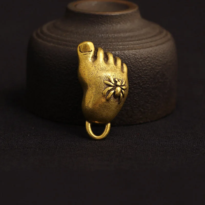 Ретро латунный паук ноги брелок кулон Мужчины Женщины Мода сумка Висячие