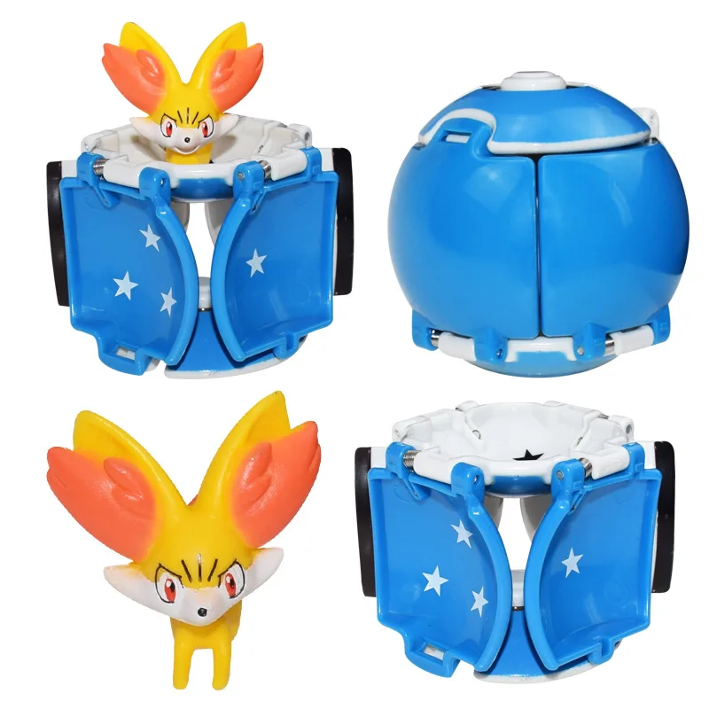 Explosion Pokeball Go Toys 4 шт./лот Pocket Monster супер мастер Модель Фигурки игрушки развивающие
