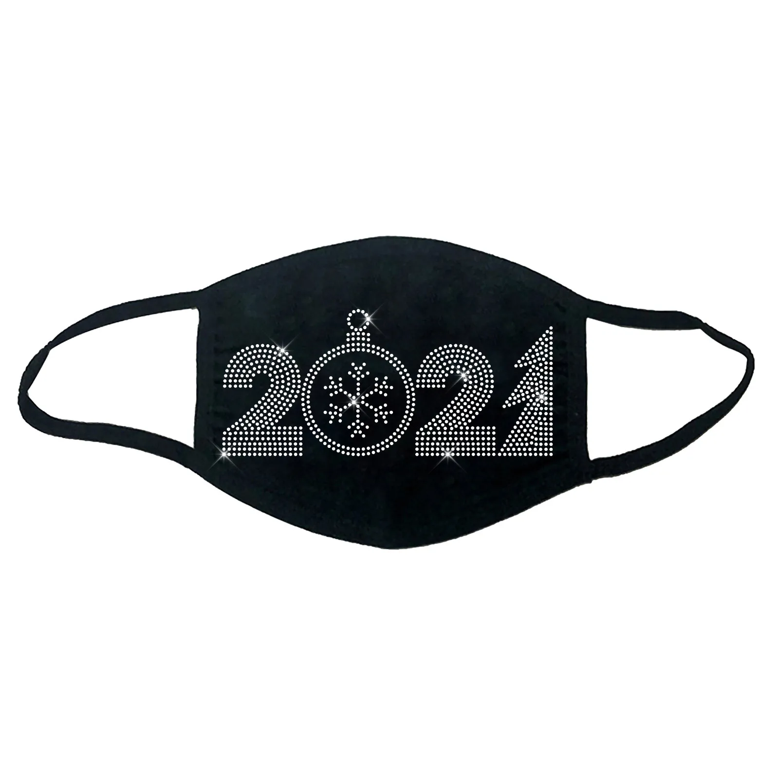 2020 модные к требованиям заказчика Сверкающие стразы маска эластичные