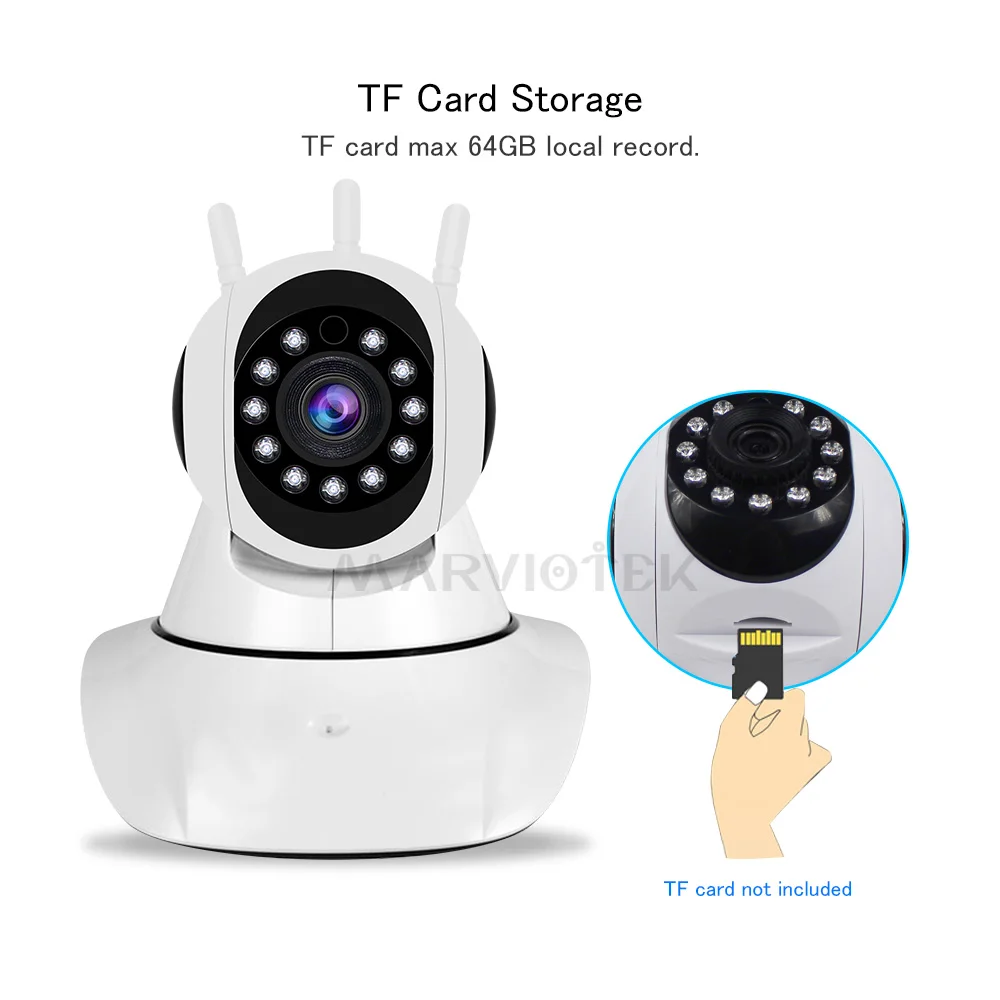 Ip камера 720P 1080P Wi Fi ночное видение видеонаблюдения домашняя безопасности