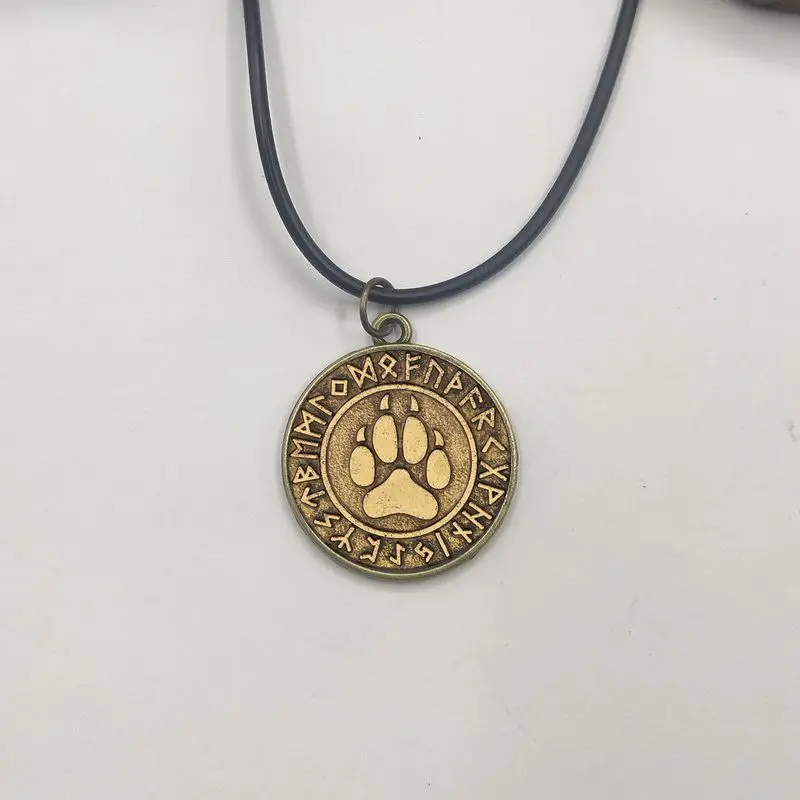 Славянские руны скандинавский чокер искусственная лапа подвеска ожерелье s-цепь