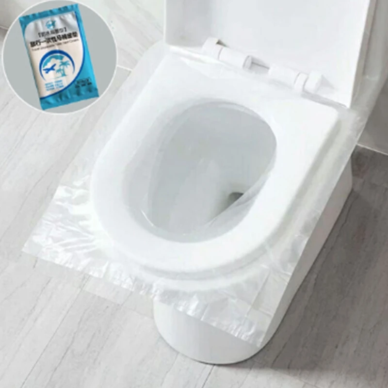 

TOP 150 Pcs Portable Disposable Toilet Seat Cover Safety Travel Bathroom Toilet Paper Pad Bathroom Accessories