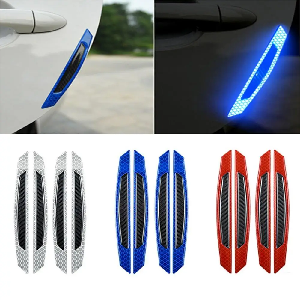 

2/4 шт., светоотражающие накладки на автомобильные двери