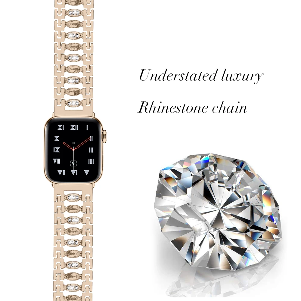 Ремешок из нержавеющей стали для iWatch Apple Watch 38 мм/42 мм Series 4/3/2/1 | Наручные часы