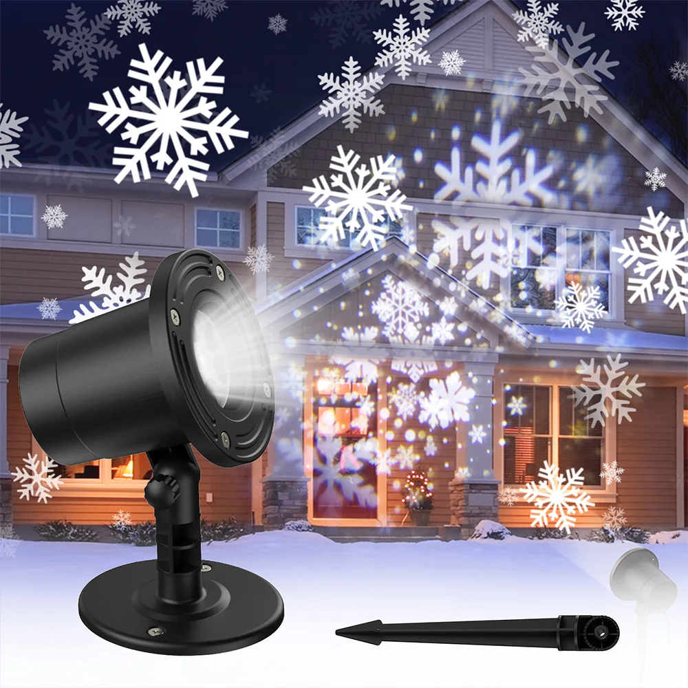 

Сценическая лампа Gaiatop, снежинка, новогодний и Рождественский проектор