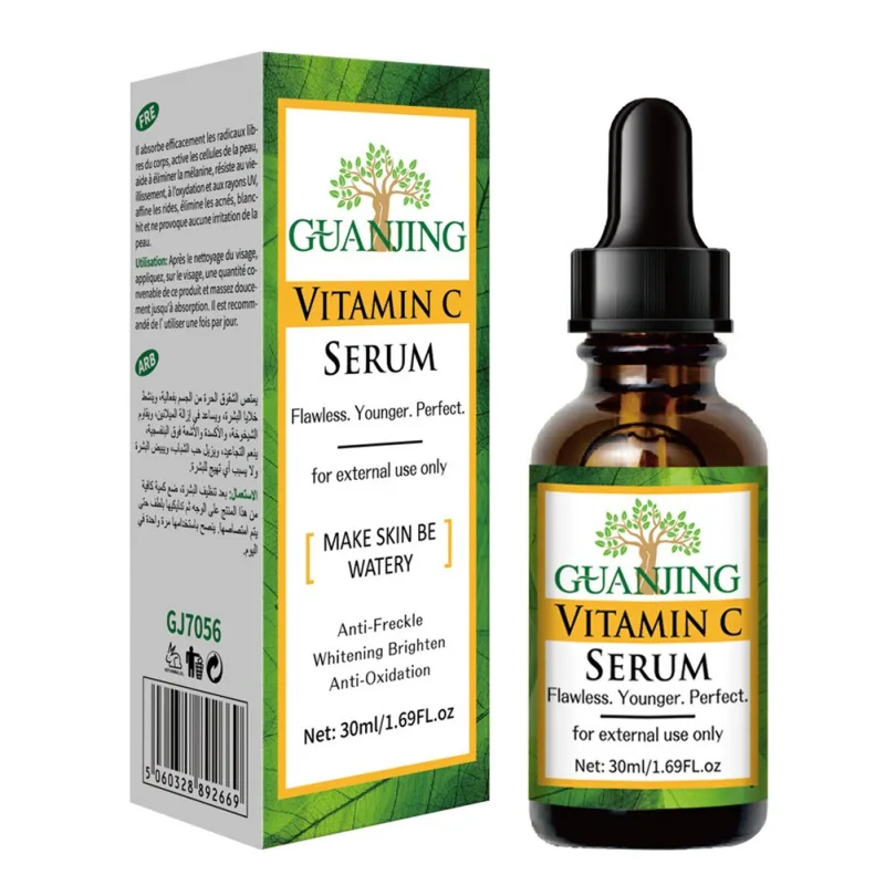 

30ml Vitamin C Face Serum Flawless Hyaluronic Acid Glycerol Anti Aging Plant Extract Moisturizing Face Skin Care