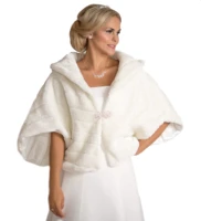 pukguro bridal faux fur jacket cloak cape winter wedding shawl wraps bolero shrug jacket custom