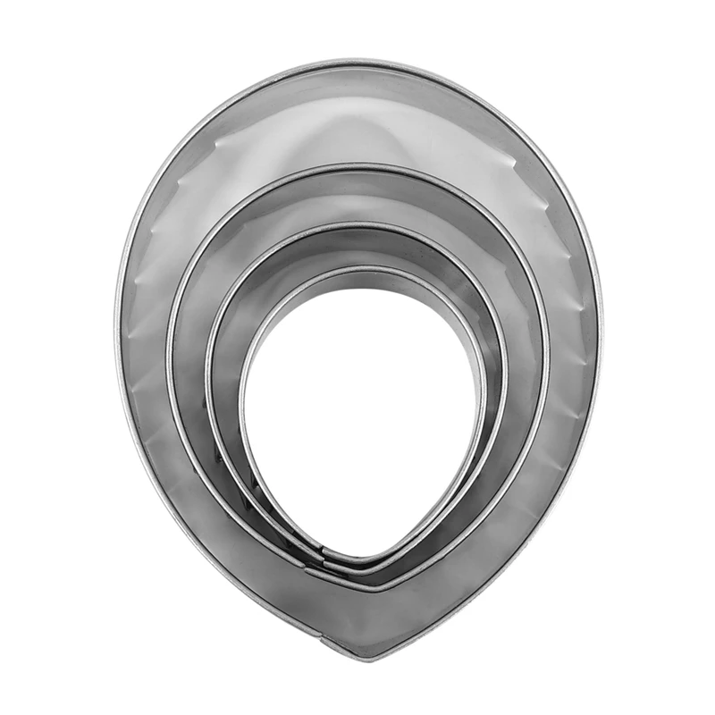 4 предмета в комплекте розы и рисунком цветов листьев набор фрез Fondant (сахарная)