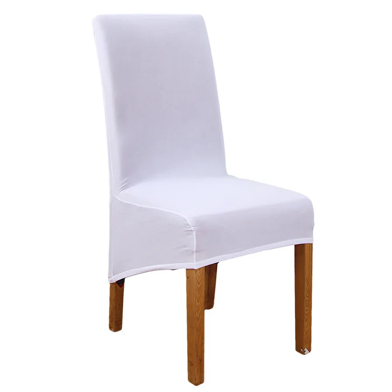 

Pure Color Spandex Elastic Chair Cover XL Living Room Kitchen Dining Office Hotel Banquet Wedding General Chair Cover