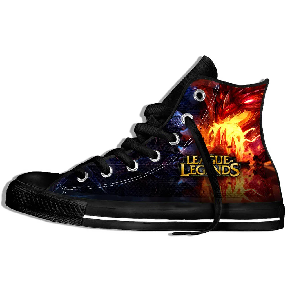 2019 hot fashion League-of-Legends 3D casual shoes for men/women high quality Harajuku printing Sneakers | Обувь