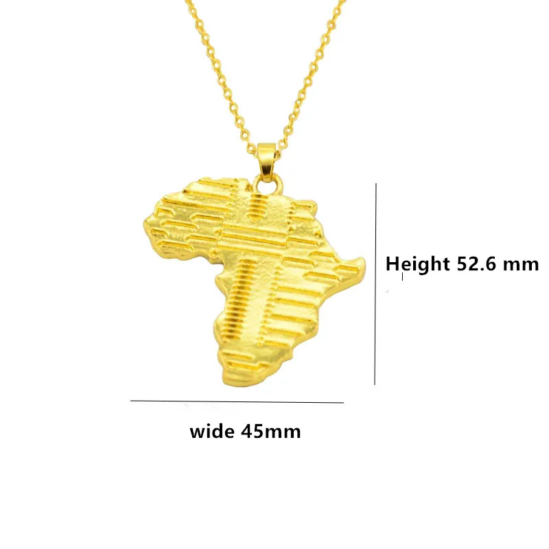 Кулон Карта Африки ожерелье для женщин и мужчин/эфиопские ювелирные изделия