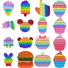 Игрушка-антистресс для взрослых, квадратная, сжимаемая, упаковка игрушек