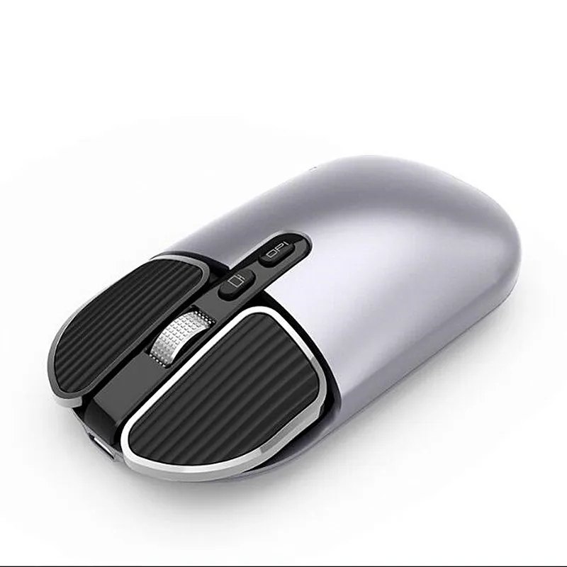 Беспроводная USB мышь Bluetooth 5 1 + 2 4 ГГц два режима перезаряжаемая батарея встроенная