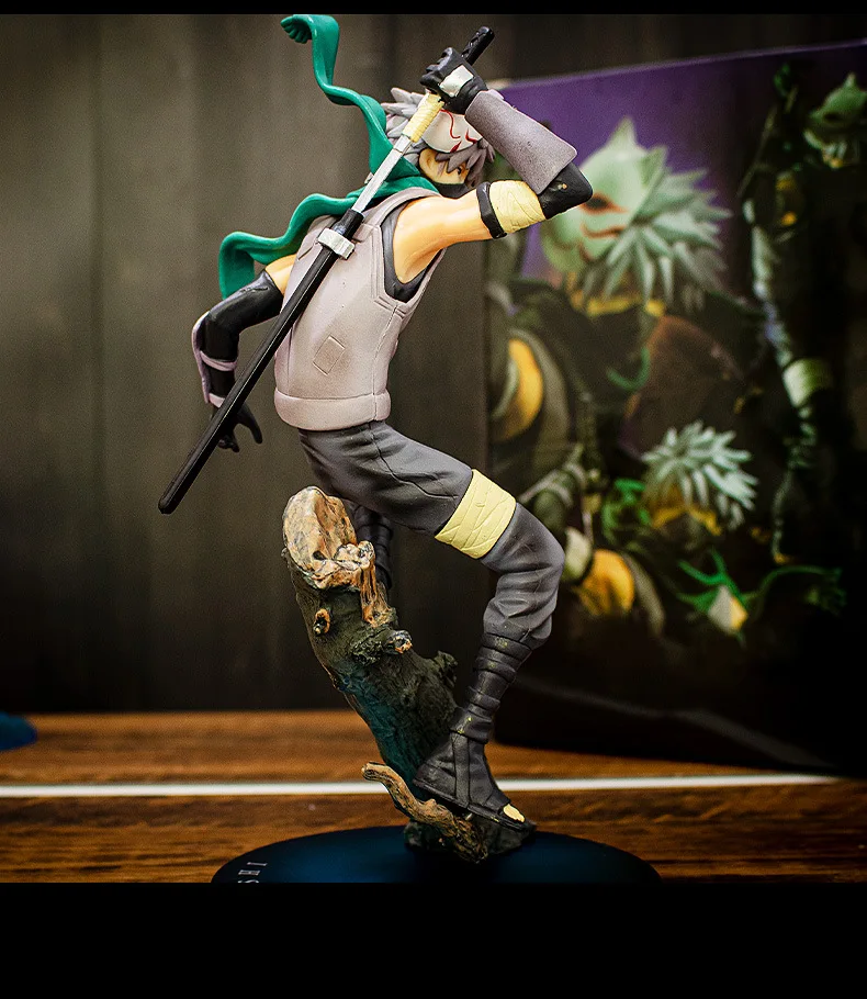 

Narutoed Shippuden Anbu Ninja Dark Hatake Kakashi 20cm PVC Action Figure Figurine Statue Model Toy