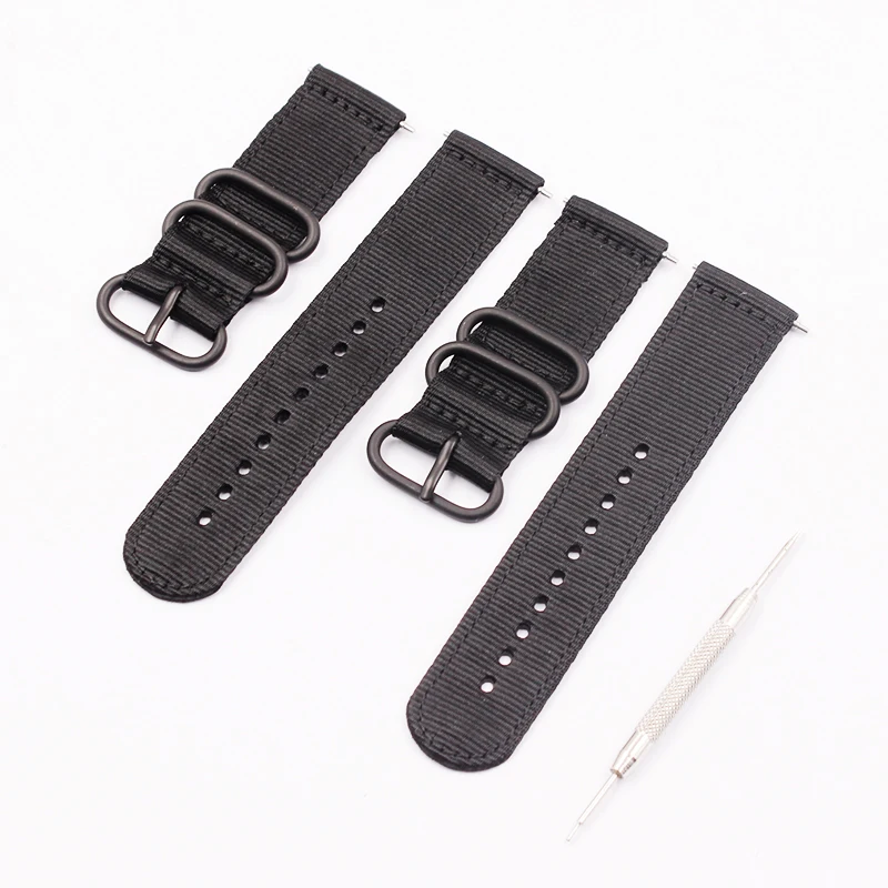 Ремешок спортивный для SUUNTO 24 мм брезентовый быстросъемный нейлоновый браслет