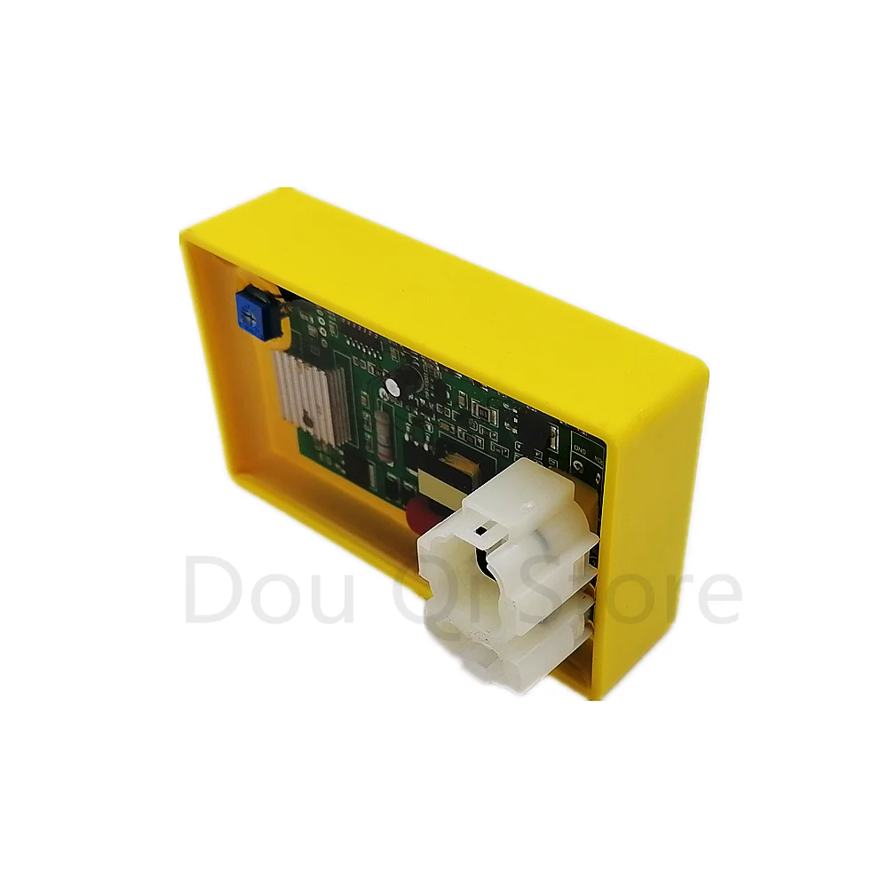 Мотоцикл прозрачный желтый DC CDI зажигания коробка с регулируемым сроков подходит