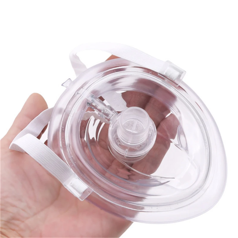 Medical CPR Mouth-to-mouth Simple Artificial Respirator Mask Check Valve Rescue Cardiopulmonary Resuscitation Emergency | Красота и