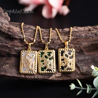 sophiaxuan auspicious dragon pendants neckalces women men jewelry chinese style artificial green stone good luck happiness gifts