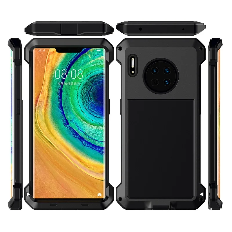 

Armor 360 Full Protect Case For Huawei Mate 30 Pro Case Metal Doom Heavy Duty Metal For Huawei Mate30 Case Shockproof Coque